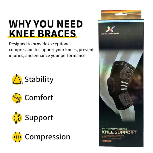 Knee Support Brace – Fits Left & Right Knee, One Size