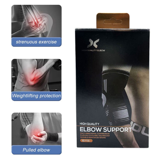 Adjustable Elbow Support – One Size Fits All, Compression & Joint Protection