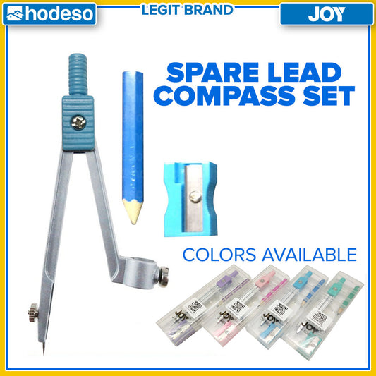 Spare Lead Compass Set for Students & Professionals – Durable Math Drawing Tool with Extra Lead Refills