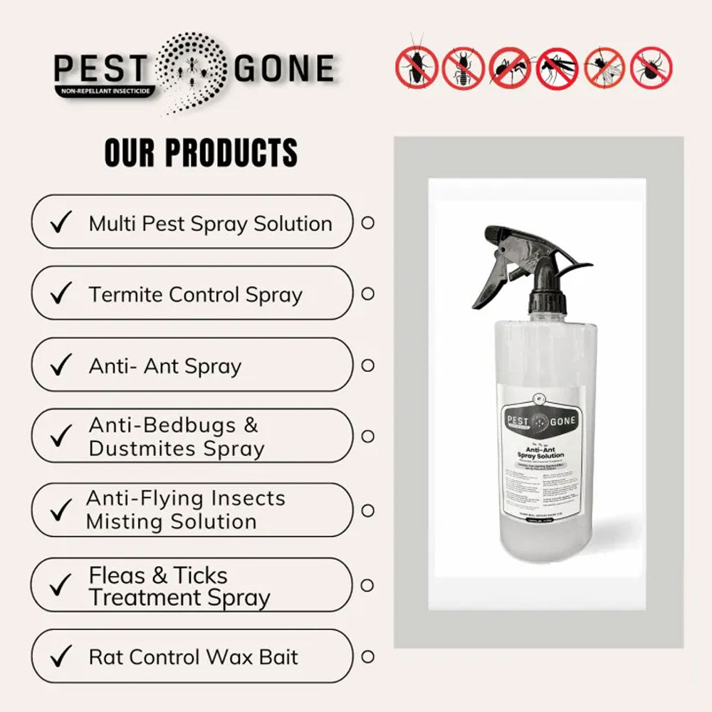 Pest Gone Anti-Ant Spray 500 ml Sprayer Bottle