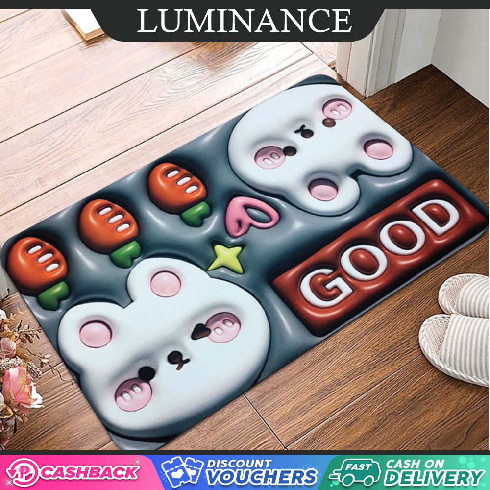 Soft Anti-Slip Floor Rug for Bedroom, Living Room, Bathroom | Cute Kawaii Carpet"