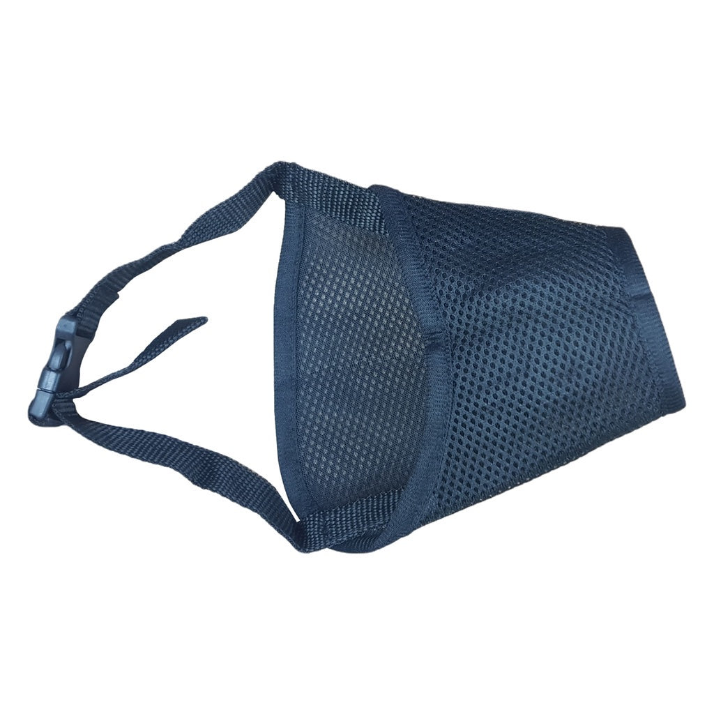 Dog Mouth Muzzle Breathable Nylon Mesh Adjustable Biting Chewing Prevention Safety Belt Soft Pet Anti Barking Muzzles