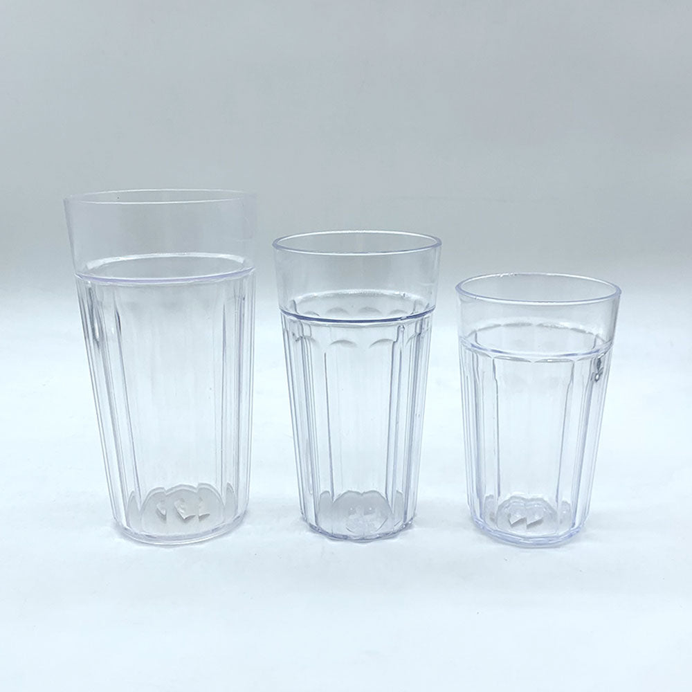 1-Piece Plastic Tumbler / Clear Plastic Tumbler / Fastfood Tumbler / Milk Tea Halo-Halo Tumbler Drinkware Cup Mug – Clear Plastic
