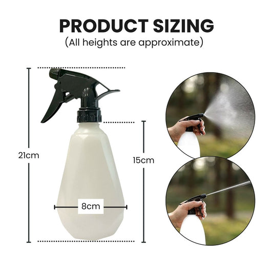Spray Bottle with Adjustable Nozzle – 500ml Multi-Purpose Watering, Cleaning & Planting Tool