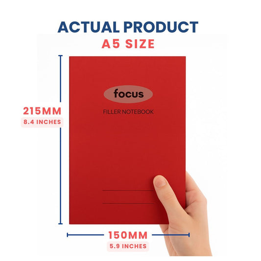 Costa Filler Notebook 1pc 150x215mm 16 Sheets Colored Cover Lined Paper for School Office Supplies