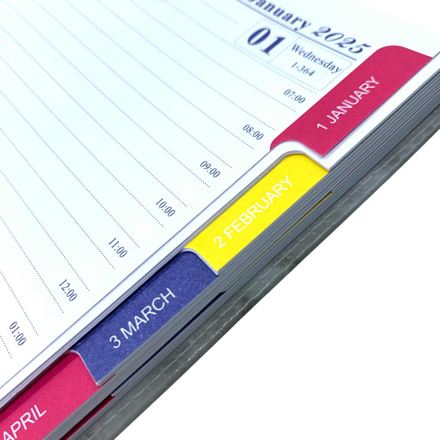 2025 Planner Notebook, Cute Book Business Office Notebook Weekly and Monthly Daily Plan Efficiency Plan, Leather Cover Planner Notebook