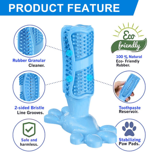 Dog Teeth Cleaning Chew Toy with Toothpaste Holder – Durable Pet Dental Care Stick for Small & Large Dogs, FDA Approved