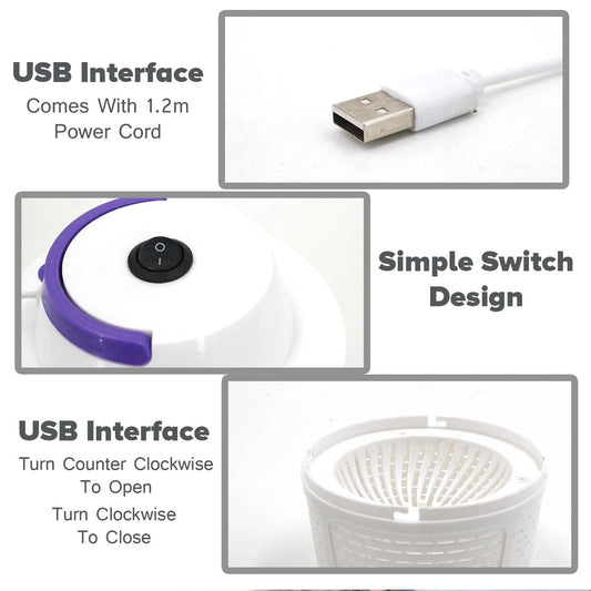 USB Mosquito Killer Lamp Silent Mosquito Repellent LED Light