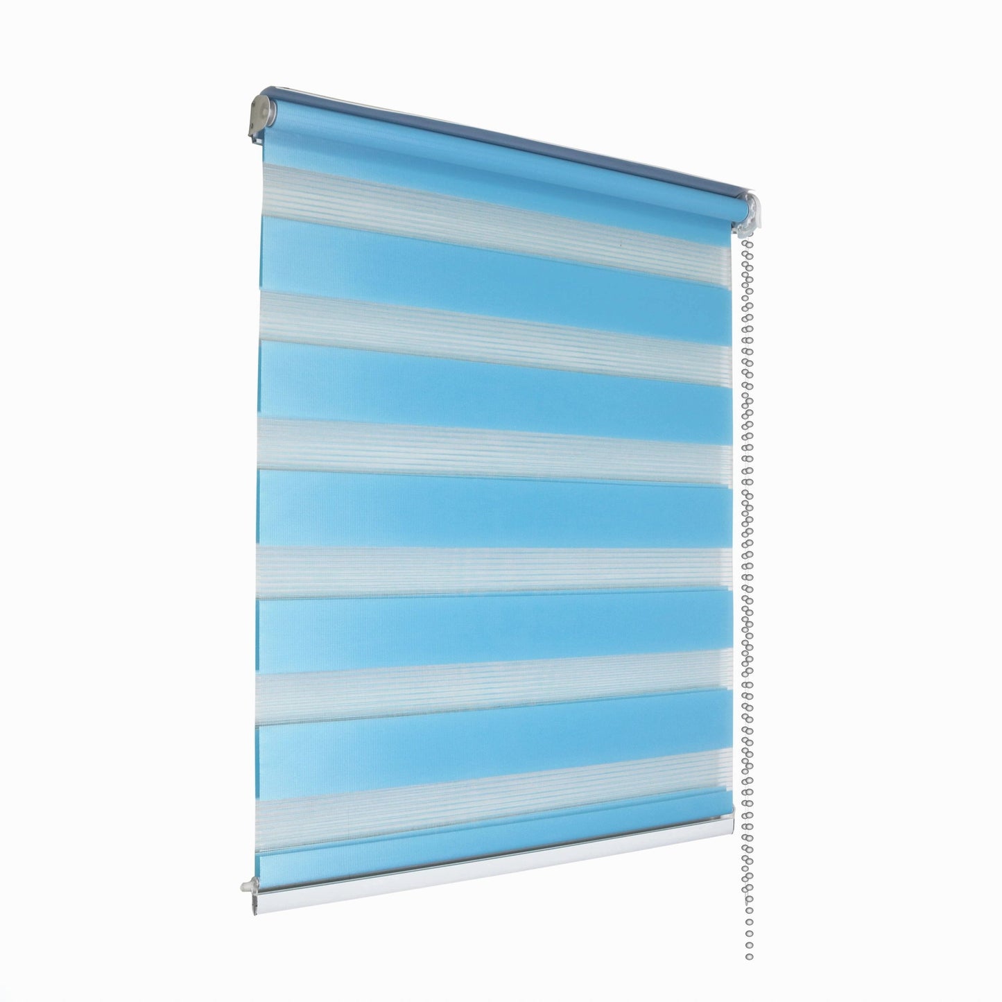 Zebra Blinds Roller Shades - Adjustable Day & Night Window Blinds for Home & Office - 80x180cm (Orange)