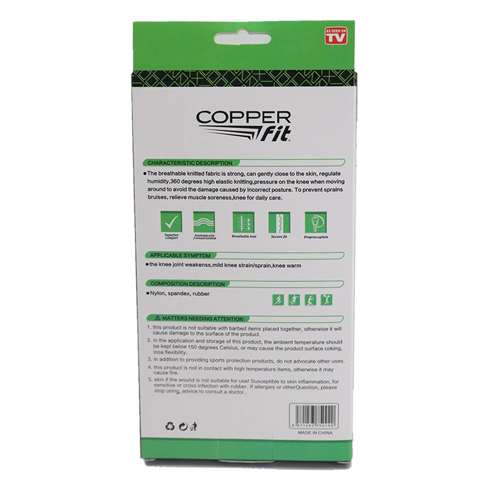 Copper Fit Knee & Wrist Support Brace – Compression Sleeve for Joint Pain Relief & Sports Protection