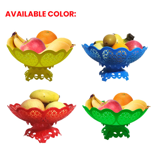Durable plastic Fruit Tray Fruit Basket for Table Display Fruits Stand Organizer Tray