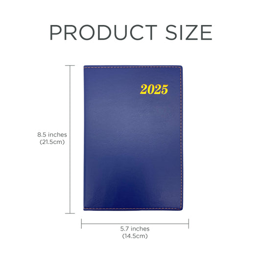 2025 Planner Notebook, Book Business Office Notebook Weekly and Monthly Daily Plan Efficiency Plan, Leather Cover Planner Notebook