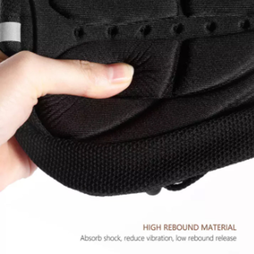 Comfortable 3D Gel Padded Bike Seat Cover – Breathable Shock-Absorbing Cushion for Cycling