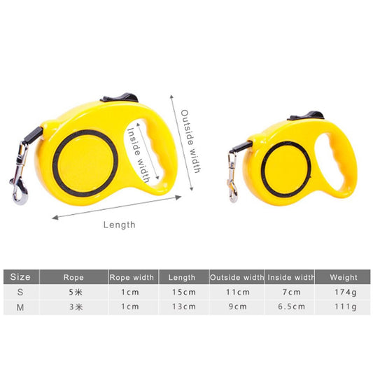 1Pcs Automatic Retractable Leash Collar Gift for Dog Lover 5m