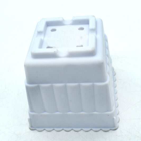 8CM Square Plastic Plant Pot - Small Nursery Pot for Seedlings, Indoor & Outdoor Gardening