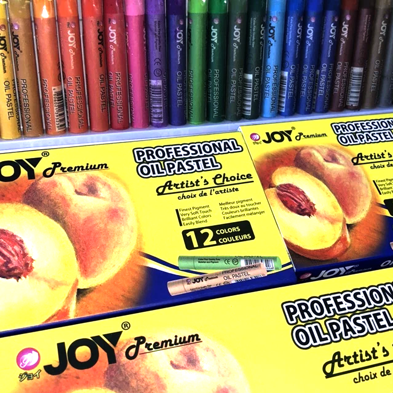 OIL PASTEL JOY , 8, 12, 16, 24, 36, 48 colors, Vibrant Oil Pastel Coloring Materials, School Art Supplies