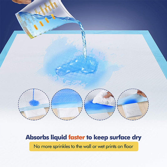 10/20/50/100PCS Pet Training and Puppy Pads Pee Pads for Dogs Small "33x45cm" Super Absorbent & Leak-Proof