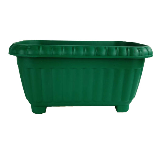 Rectangular Plastic Planter Box 33cm – Durable Flower Pot for Indoor & Outdoor Gardening