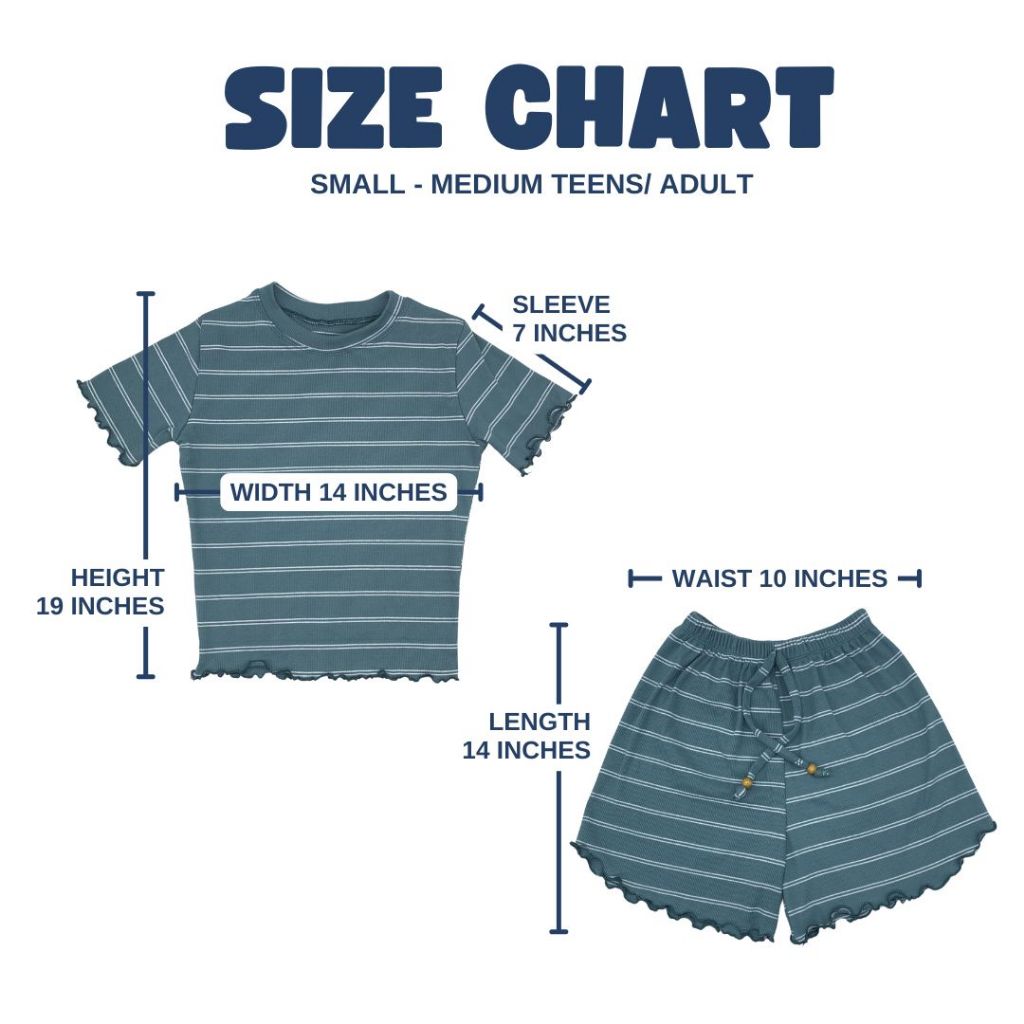 Knitted Terno Striped Set for Teens & Adults / Small-Medium Striped Knitted Terno