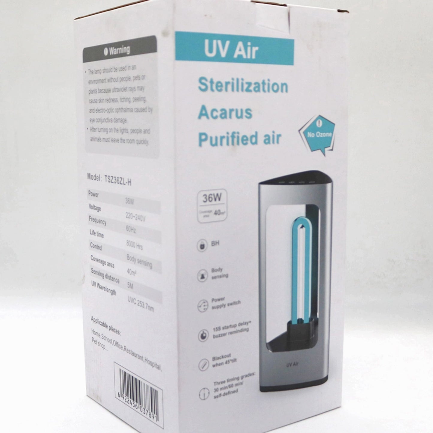 Homeflix UV Air Sterilization Acarus Purified Air 36W