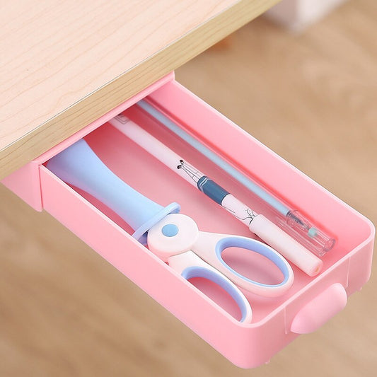 Creativity Under Desk Paste Organizer Drawer Storage Pen Case Storage Box