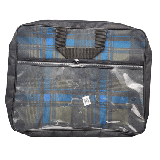 "Durable Multipurpose Document Bag with Handle - Waterproof, Zipper Closure, Office & School Organizer"