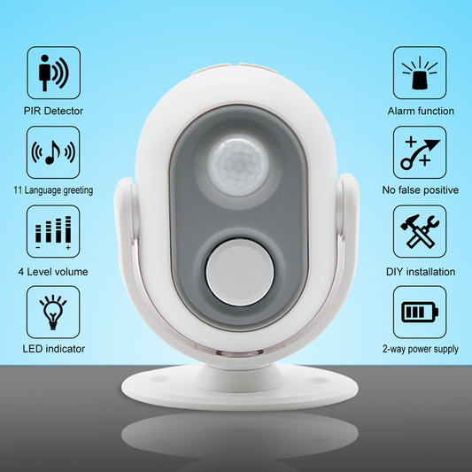Wireless Welcome Doorbell IR Infrared Motion Sensor