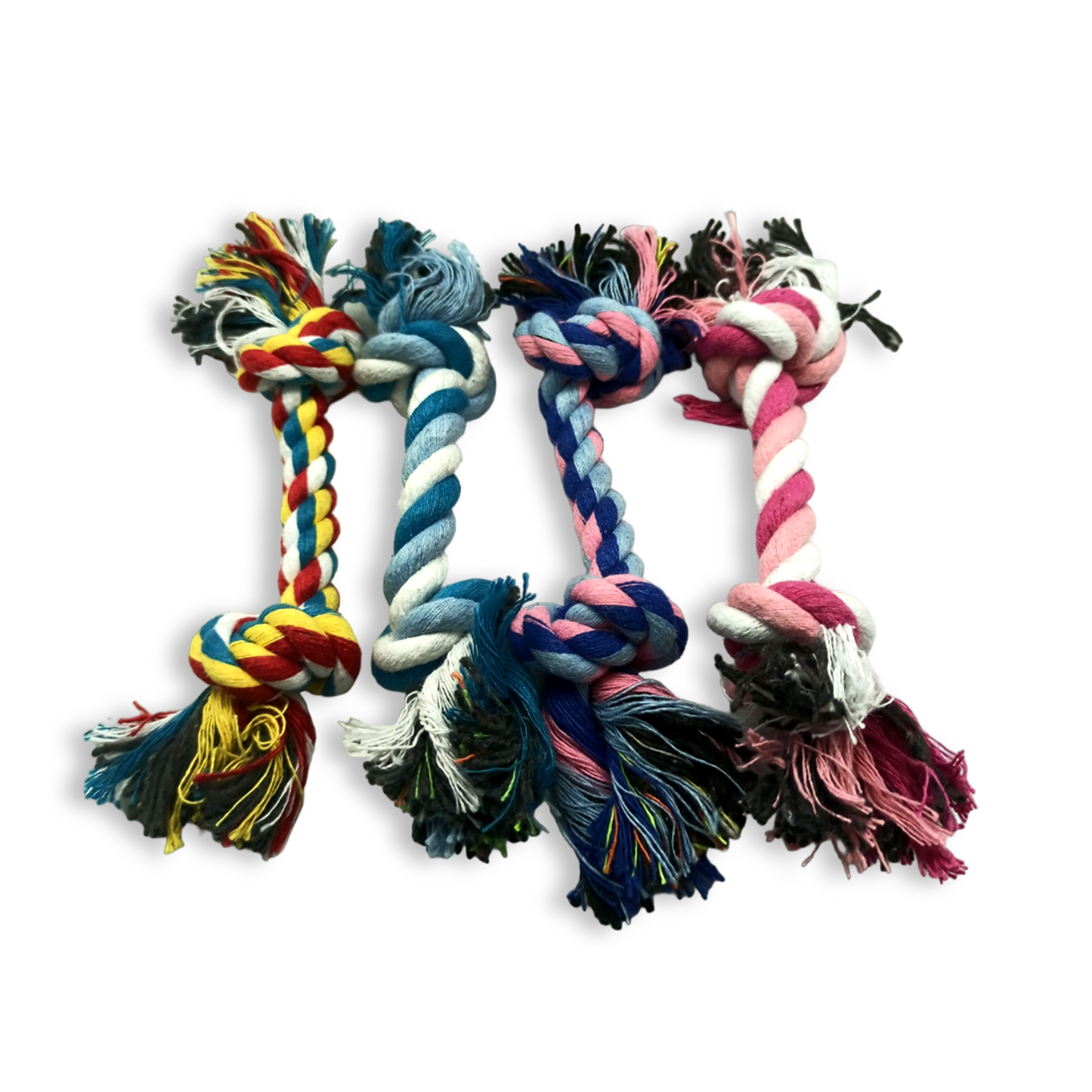 Durable Cotton Rope Dog Toy - Chew & Tug of War Play for Small to Medium Dogs | Pet Teething & Training Rope