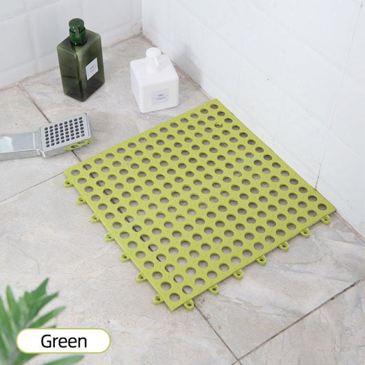 Non-Slip Bathroom Floor Mat – Waterproof Interlocking Drainage Tiles for Shower, Kitchen, Outdoor, 30x30cm