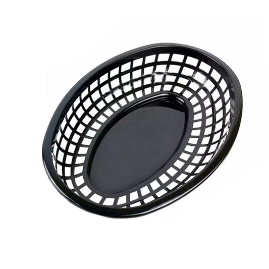 Multipurpose Plastic Basket Set - Round and Rectangular Storage Organizer for Kitchen, Office, Home Use