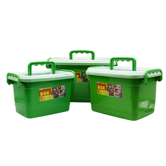 Plastic 2.4L, 3.5L ,6.5L Multi-Purpose Storage Box with Handle / School Kit / Cosmetic Kit / First Aid Kit