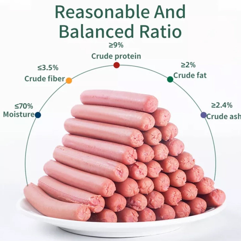 5/10PCS Pet Treat Sausage for Dogs and Cats / Available Flavors