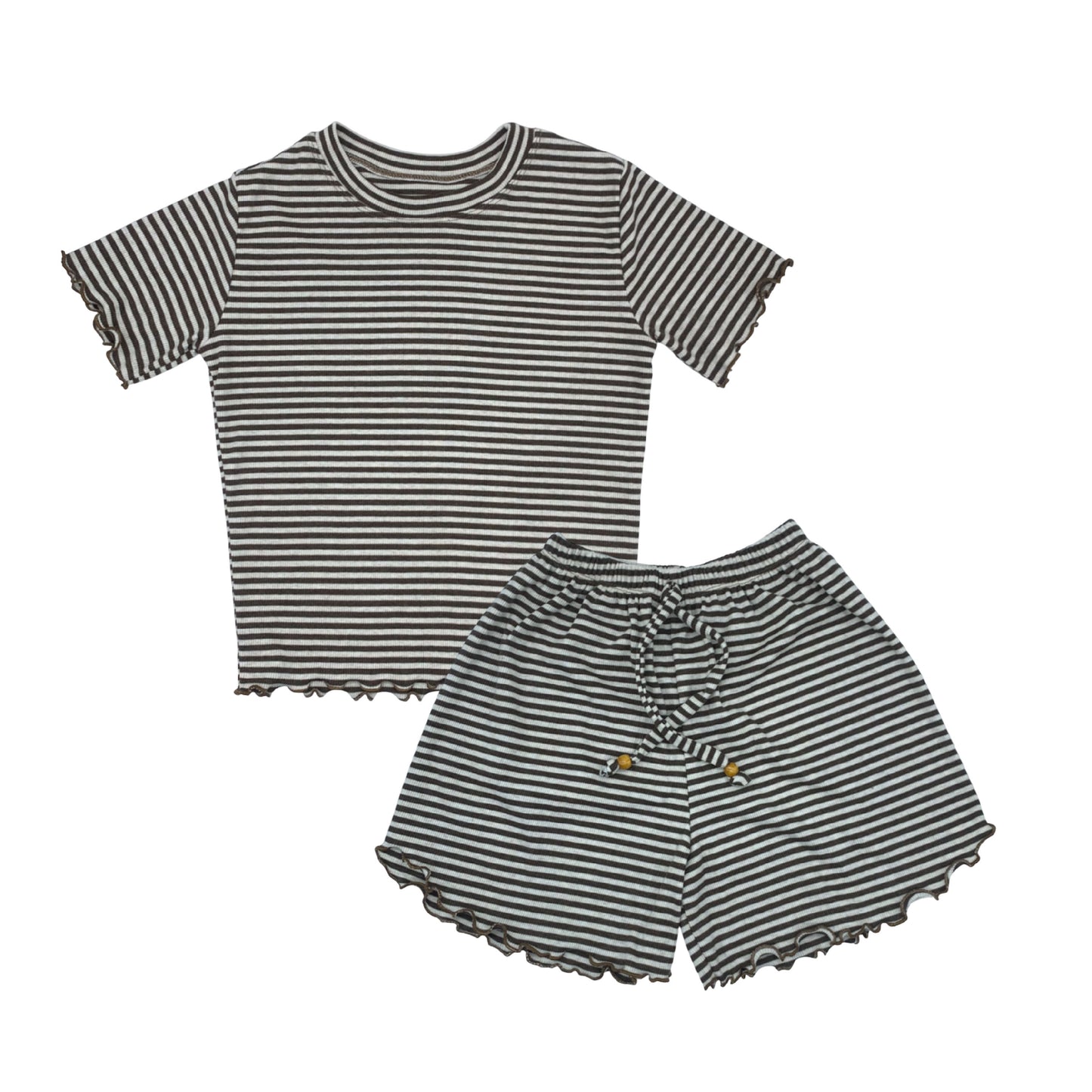 Knitted Terno Striped Set for Teens & Adults / Small-Medium Striped Knitted Terno