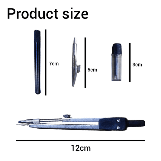 JOY Compass W-1904 Geometry Precision Compass for Drafting, Architecture Compass , School compass , Art Compass