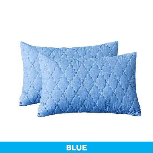 Mini Quilted Pillow 30x20CM – Soft Small Pillow for Travel, Office, Baby, Nap, Car, Home Use