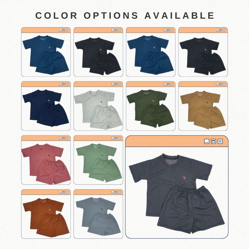 Kids Waffle Terno, 2-4 Years Old Outfit, Boys Girls Terno Pambata, Clothing Set