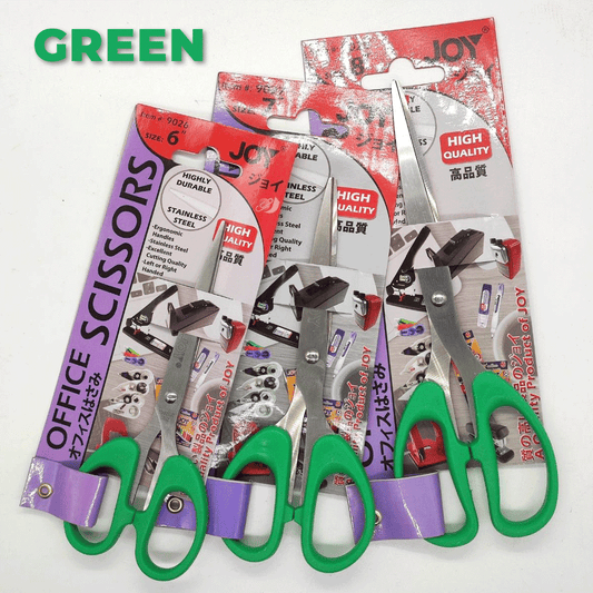 Stainless Steel Scissors - Ergonomic Handle, Sharp Cutting Edge, Multipurpose for Home, Office, School