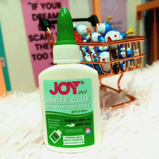 JOY White Glue, Multi-Purpose White Glue | All Purpose | Glues Paper, Wood, Leather, Cloth, Etc..