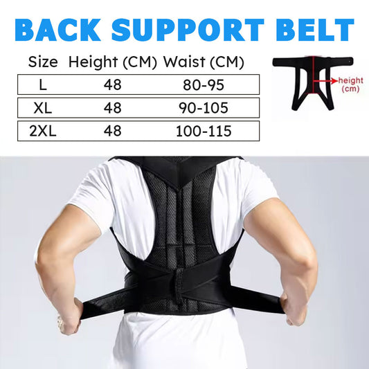 Back Support Belt – Posture Correction & Muscle Support for Enhanced Performance