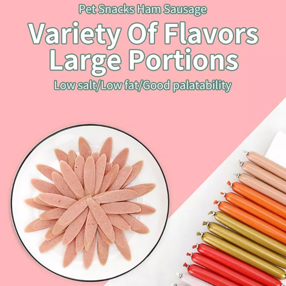 5/10PCS Pet Treat Sausage for Dogs and Cats / Available Flavors