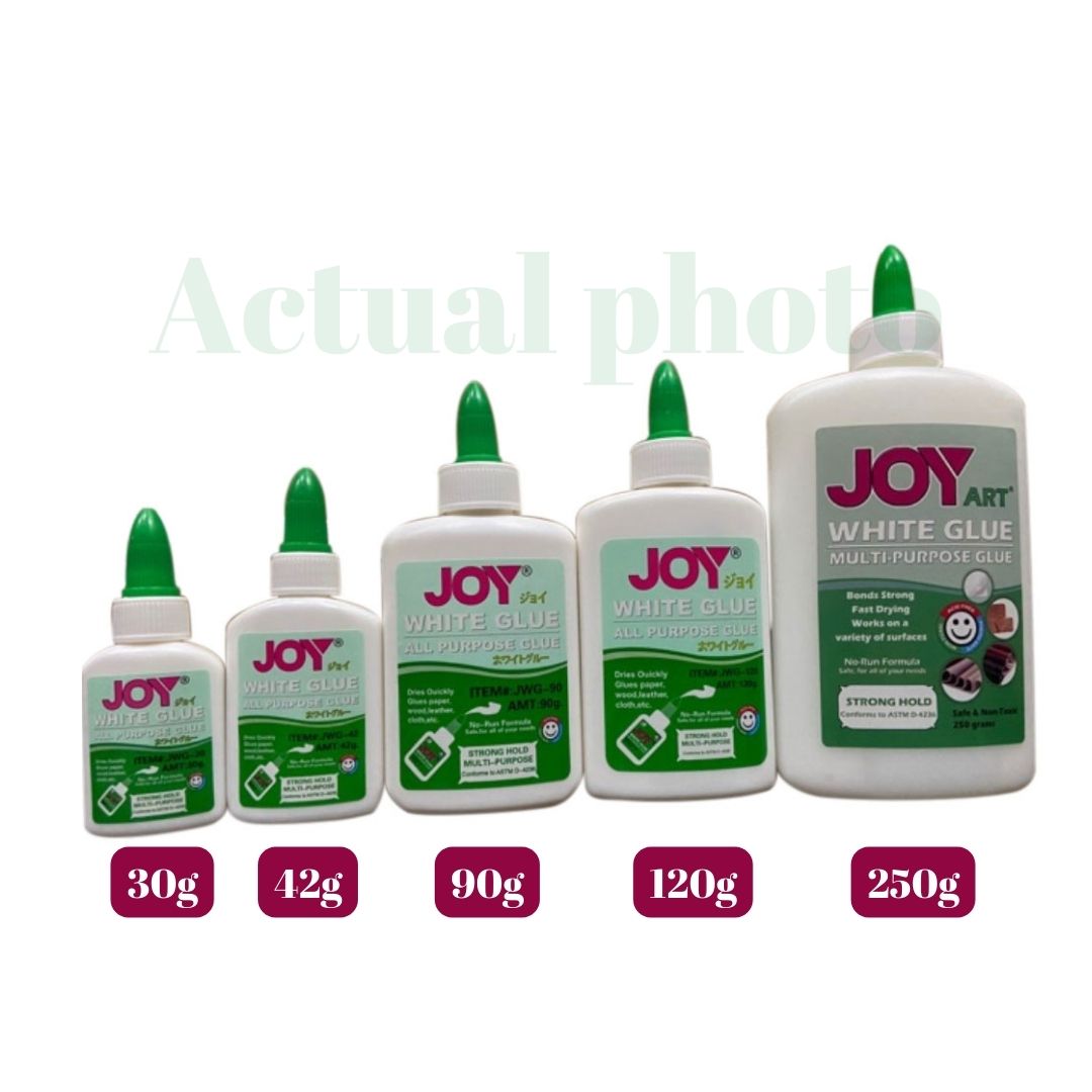 JOY White Glue, Multi-Purpose White Glue | All Purpose | Glues Paper, Wood, Leather, Cloth, Etc..