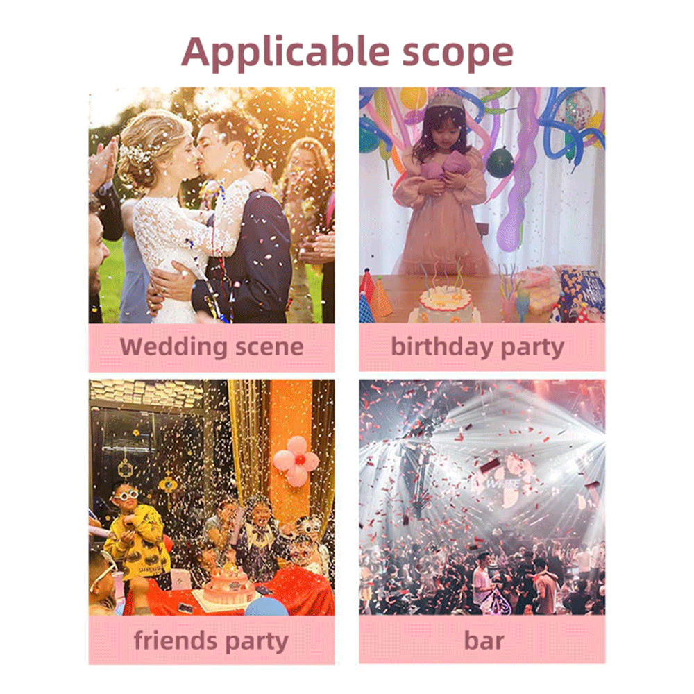 5Pcs/Pack Inflatable Party Popper Balloon Boom Gun For Kids Birthday Party Wedding Decoration Atmosphere Gifts Boy Toy