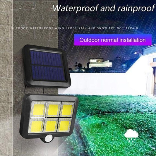 COB 120LED Split Solar Light Outdoor Motion Sensor Wall Light Waterproof Garden Lamp Emergency Pathway Yard Street Lamp Dropshipping