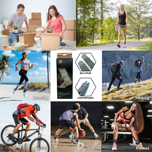 Adjustable Ankle Support – Fits Both Left & Right, One Size