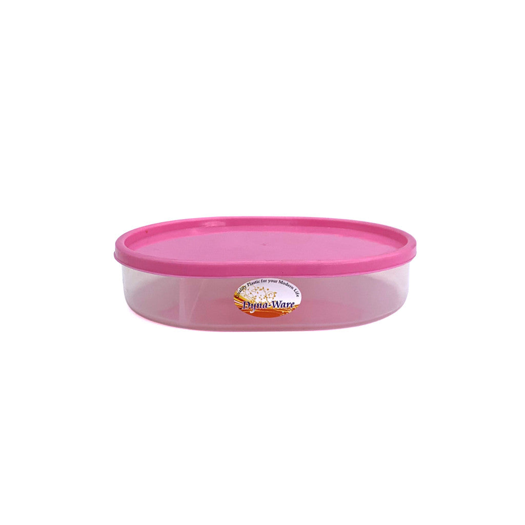 Lunch Box with Partition – Pink | Compact Food Storage Container