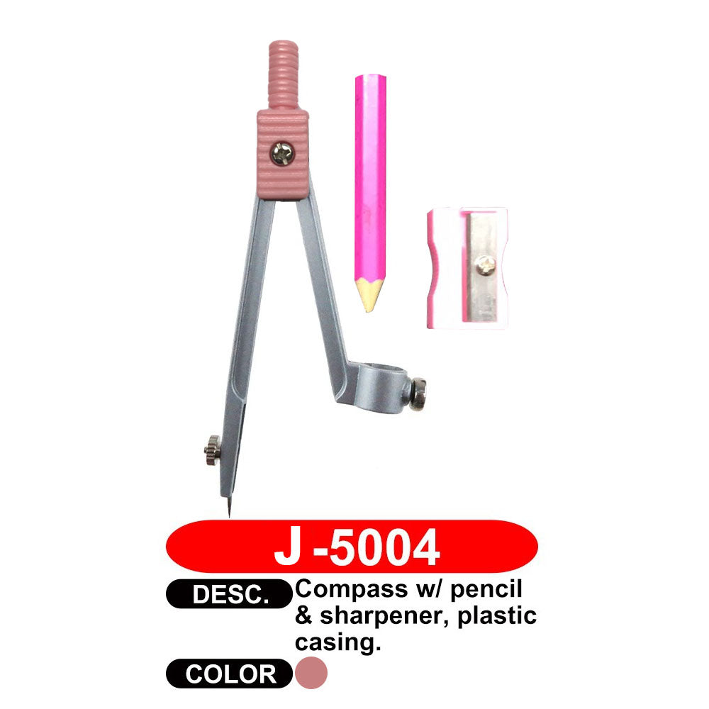 Spare Lead Compass Set for Students & Professionals – Durable Math Drawing Tool with Extra Lead Refills