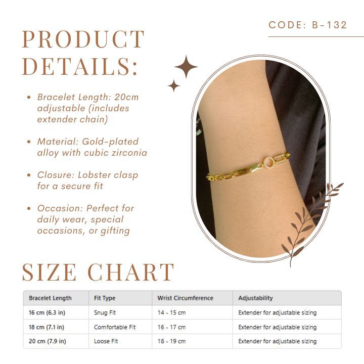 18K Gold, Silver & Rose Gold Bracelet – Elegant Women's Accessories
