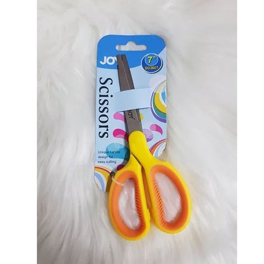 JOY 7-Inch Scissors – Sharp Stainless Steel Blades, Soft Grip Handles, Multipurpose for Office, School, Home