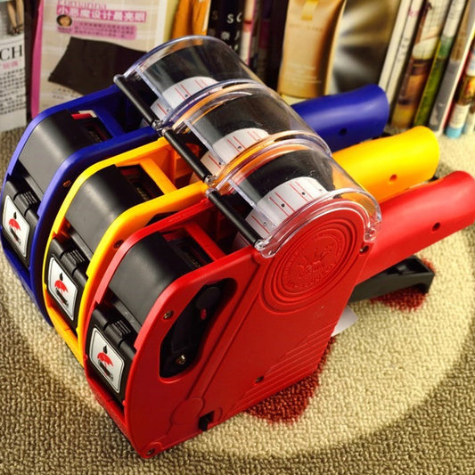 MX-5500EOS Handheld 8 Digits Price Labeller Label Maker Pricing Machine with Label Roll & Ink Roller for Supermarket Retail Shop