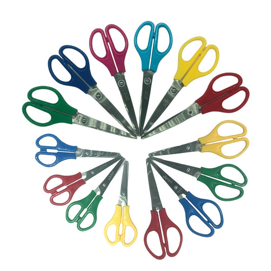 Student Scissors Sharp Stainless Steel / Gunting 4 ", 5.25", 6" , 7" Sold per Piece